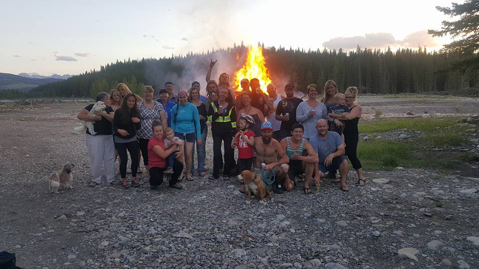 Group Campfire at Mukwah